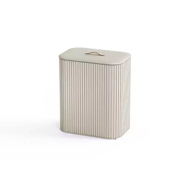 Cesto per la biancheria Joseph Joseph Tota Luxe 90L con separazione in bambù - Ecru