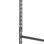 Scaffale portatutto da garage a soffitto 47"Lx47"Px28"A Argento
