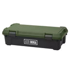 JEJ Astage Tough Trunk 800AX Stackable Heavy-duty Multi-purpose Storage Tote Green Black