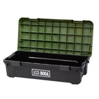 Robusto Baule 800AX Contenitore Impilabile Multiuso Resistente Verde Nero