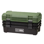Robusto Baule 800AX Contenitore Impilabile Multiuso Resistente Verde Nero
