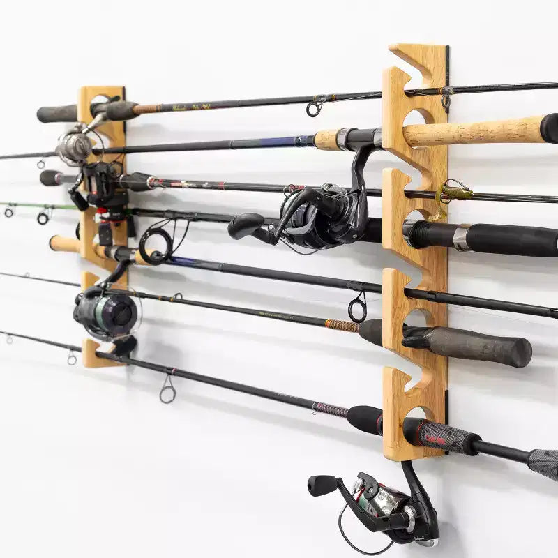 StoreYourBoard Stillwater Fishing Pole Storage Rack | Holds up to 8 Rods