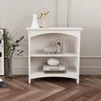 Libreria a 2 ripiani con 2 supporti ad arco, altezza 73,6 cm