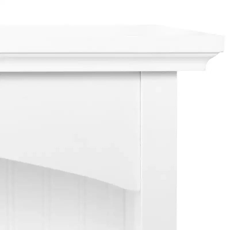 Libreria a 2 ripiani con 2 supporti ad arco, altezza 73,6 cm