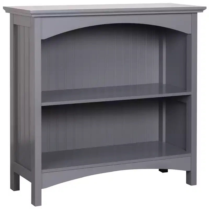 Libreria a 2 ripiani con 2 supporti ad arco, altezza 73,6 cm