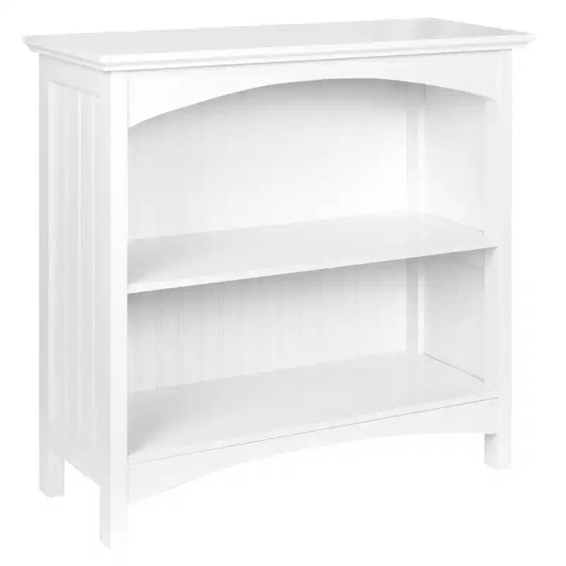Libreria a 2 ripiani con 2 supporti ad arco, altezza 73,6 cm