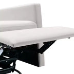 Poltrona girevole a dondolo da 25,5 W, sedia da vivaio con sedile imbottito moderno, sedia a dondolo per soggiorno e camera da letto