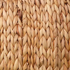 Tavolino rotondo in giacinto d'acqua - Naturale