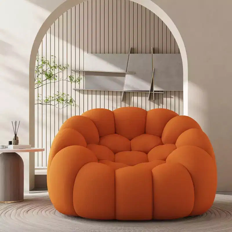 74.8 Divano a due posti moderno Bubble, divano imbottito a 2 posti in tessuto a rete 3D per soggiorno