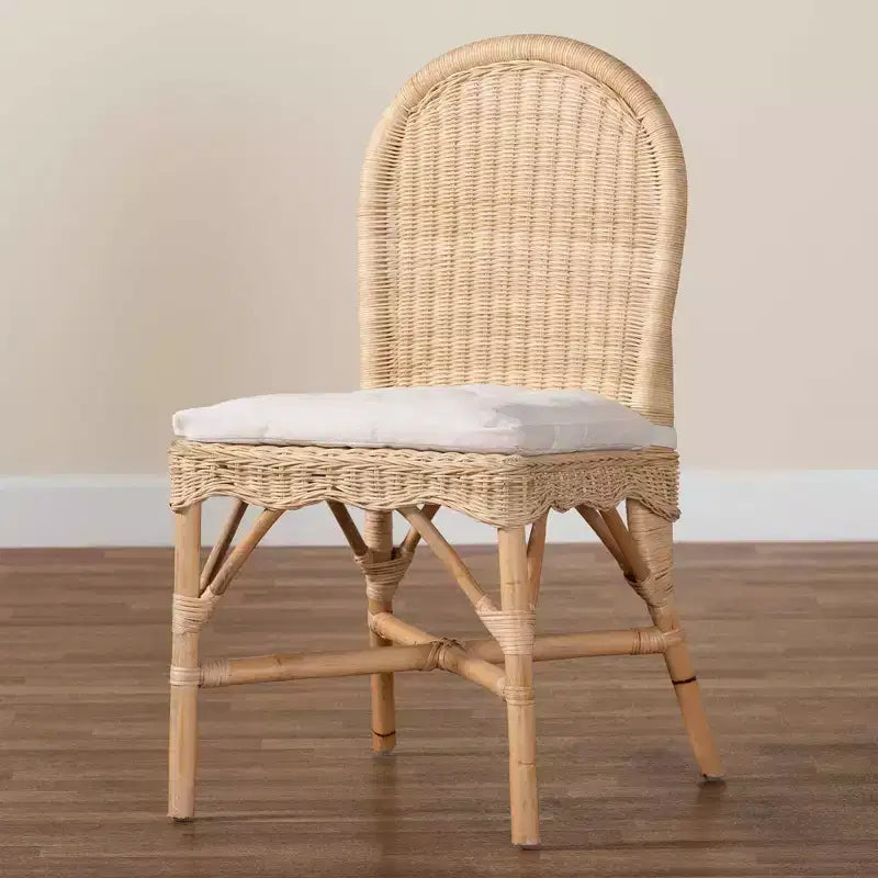 Sedia da pranzo Bilu Rattan naturale