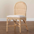 Sedia da pranzo Bilu Rattan naturale