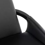 Sedia Cosmo bambù nero/PU nero