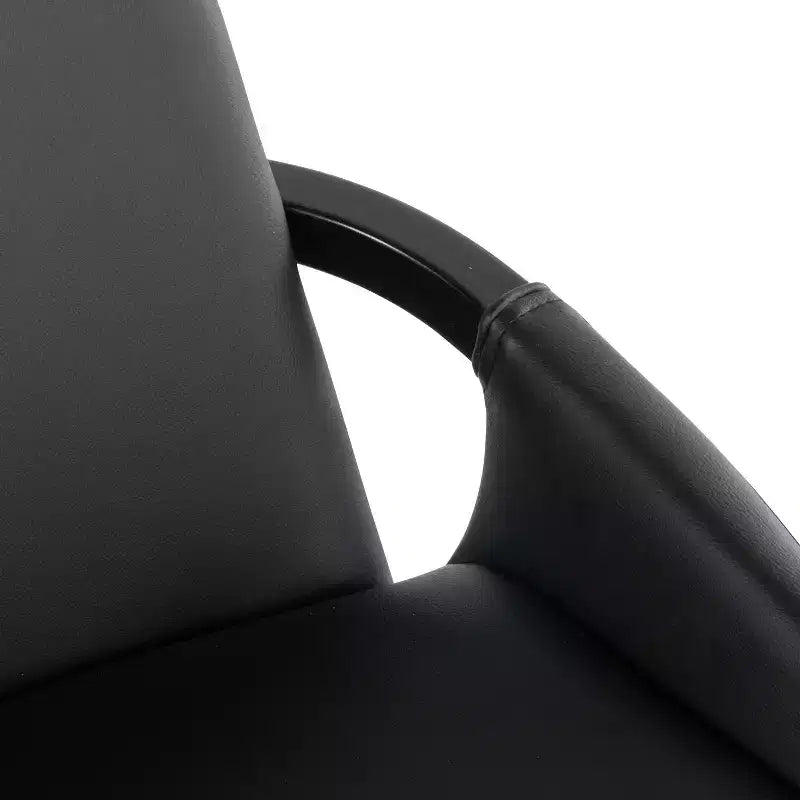 Sedia Cosmo bambù nero/PU nero