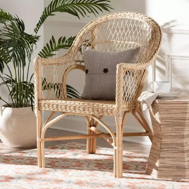 Poltrona in rattan Zaira naturale