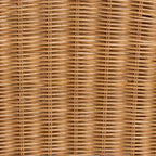Consolle in rattan Paisley Coastal Scallop color miele chiaro