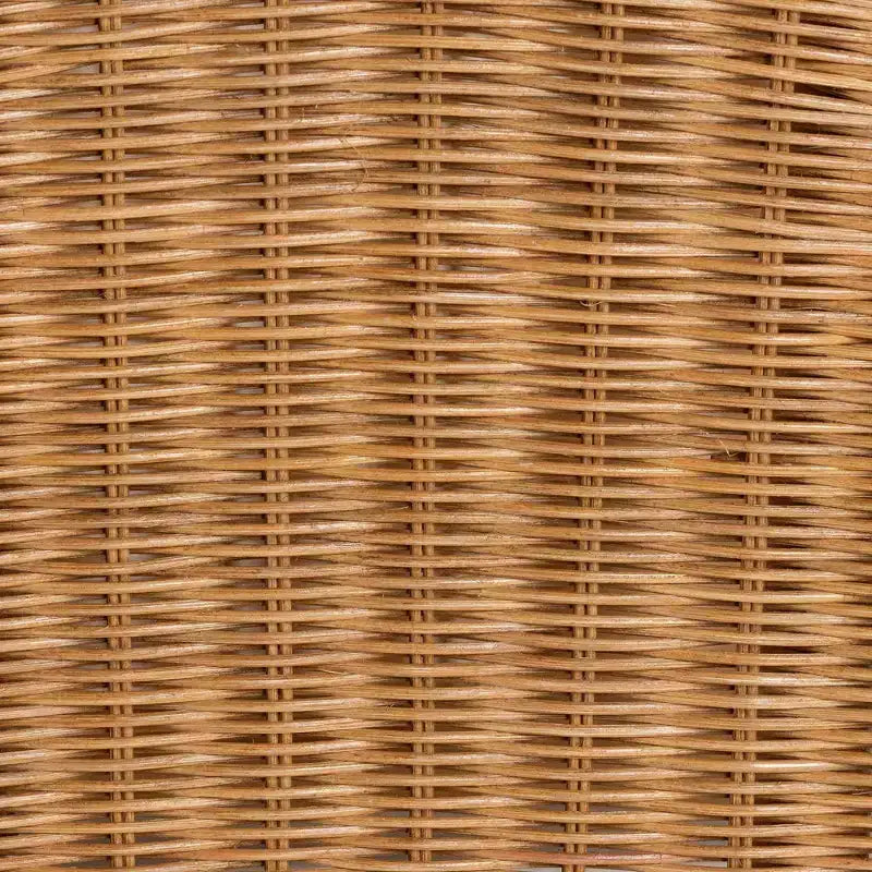 Consolle in rattan Paisley Coastal Scallop color miele chiaro