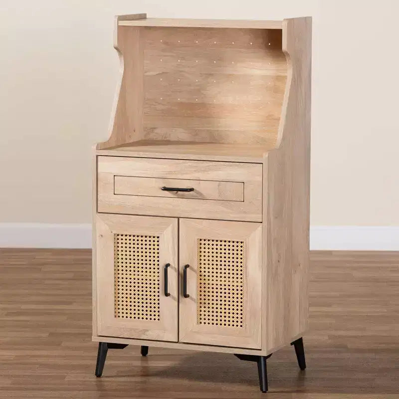 Mobile da cucina Pavone in legno rovere marrone/nero
