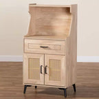Mobile da cucina Pavone in legno rovere marrone/nero