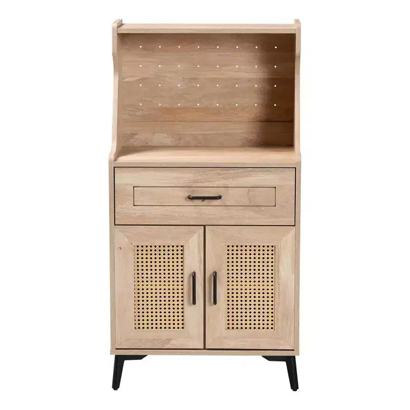 Mobile da cucina Pavone in legno rovere marrone/nero