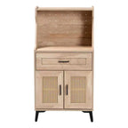 Mobile da cucina Pavone in legno rovere marrone/nero