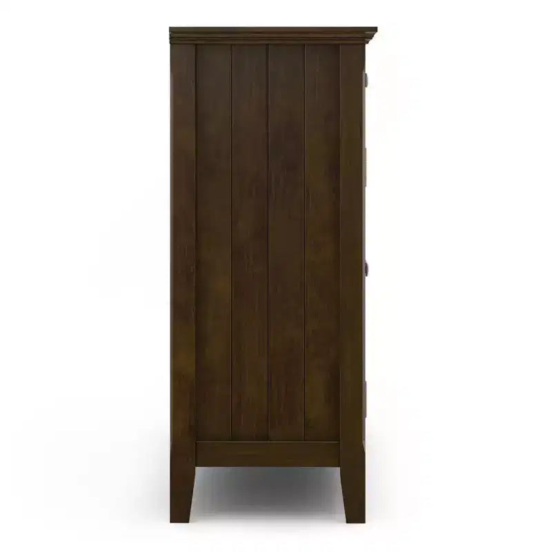 Mobile Contenitore Ingresso Ampio Normandy Marrone Castano: Stile Transizionale, 3 Cassetti, Struttura in Pino