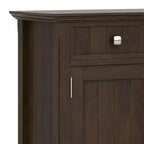 Mobile Contenitore Ingresso Ampio Normandy Marrone Castano: Stile Transizionale, 3 Cassetti, Struttura in Pino