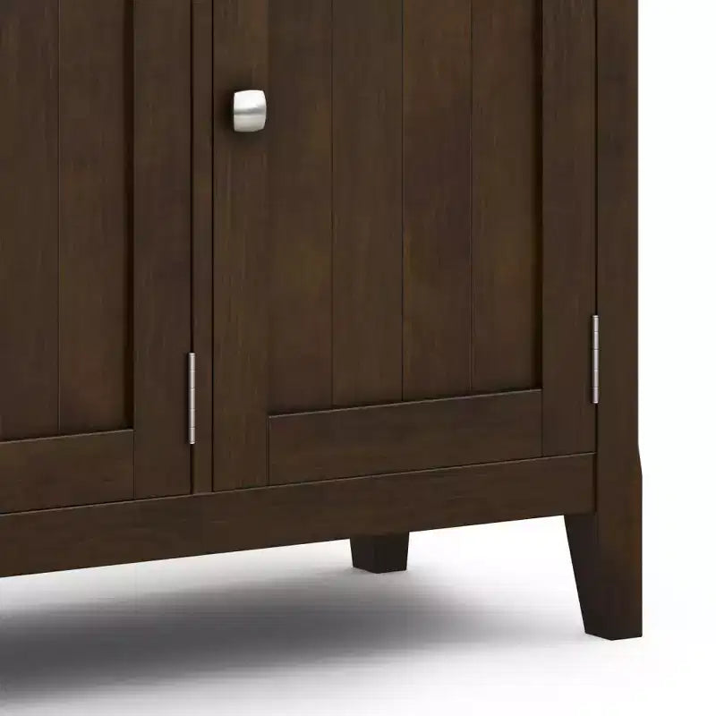 Mobile Contenitore Ingresso Ampio Normandy Marrone Castano: Stile Transizionale, 3 Cassetti, Struttura in Pino