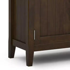 Mobile Contenitore Ingresso Ampio Normandy Marrone Castano: Stile Transizionale, 3 Cassetti, Struttura in Pino