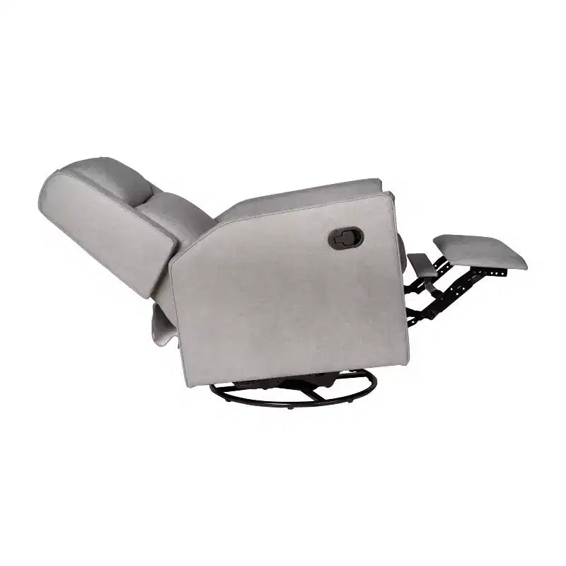 Poltrona reclinabile Cash Swivel Glider Rocker, con rotazione manuale a 360 gradi, perfetta per soggiorno, camera da letto o nursery