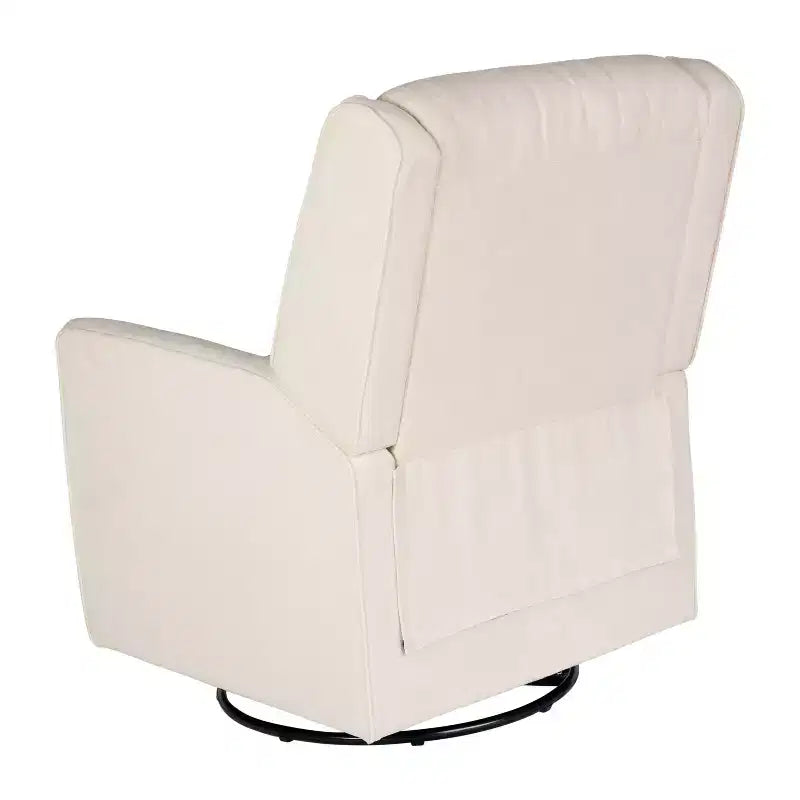 Poltrona reclinabile Cash Swivel Glider Rocker, con rotazione manuale a 360 gradi, perfetta per soggiorno, camera da letto o nursery