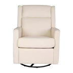 Poltrona reclinabile Cash Swivel Glider Rocker, con rotazione manuale a 360 gradi, perfetta per soggiorno, camera da letto o nursery
