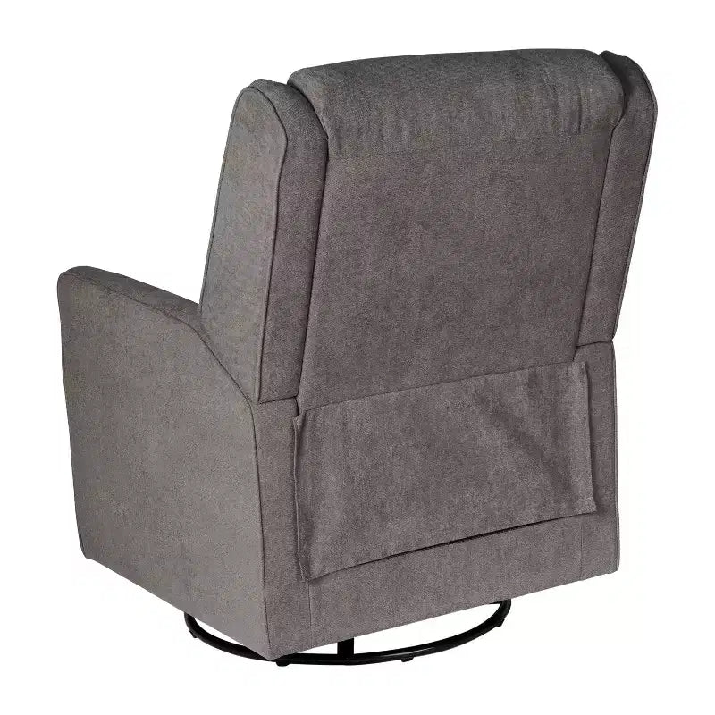Poltrona reclinabile Cash Swivel Glider Rocker, con rotazione manuale a 360 gradi, perfetta per soggiorno, camera da letto o nursery