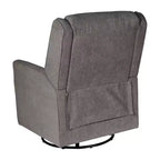 Poltrona reclinabile Cash Swivel Glider Rocker, con rotazione manuale a 360 gradi, perfetta per soggiorno, camera da letto o nursery