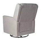 Poltrona reclinabile Cash Swivel Glider Rocker, con rotazione manuale a 360 gradi, perfetta per soggiorno, camera da letto o nursery