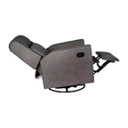 Poltrona reclinabile Cash Swivel Glider Rocker, con rotazione manuale a 360 gradi, perfetta per soggiorno, camera da letto o nursery