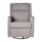 Poltrona reclinabile Cash Swivel Glider Rocker, con rotazione manuale a 360 gradi, perfetta per soggiorno, camera da letto o nursery