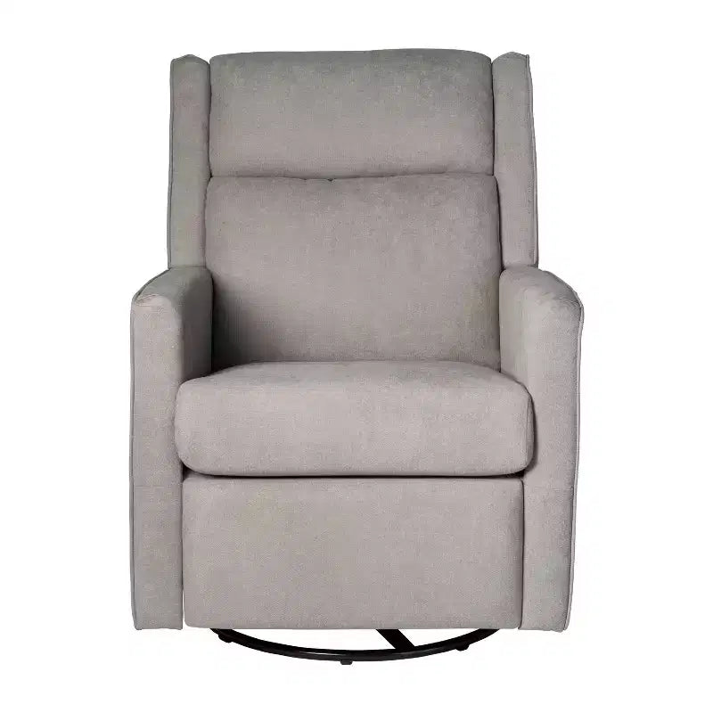 Poltrona reclinabile Cash Swivel Glider Rocker, con rotazione manuale a 360 gradi, perfetta per soggiorno, camera da letto o nursery