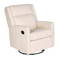 Poltrona reclinabile Cash Swivel Glider Rocker, con rotazione manuale a 360 gradi, perfetta per soggiorno, camera da letto o nursery