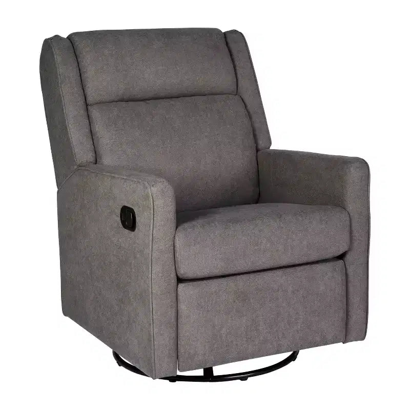 Poltrona reclinabile Cash Swivel Glider Rocker, con rotazione manuale a 360 gradi, perfetta per soggiorno, camera da letto o nursery