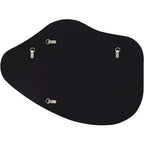 Cavandish Specchio da Parete Curvo Astratto Rotondo con Cornice in Legno Nero Opaco, Bordo Smussato, Moderno, 71 cm, per Bagno