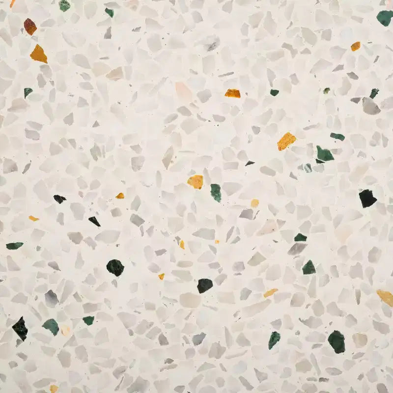 Tavolino da bibita Baker - ACC3721A - Terrazzo bianco - Safavieh