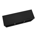Mobile TV Jamestown Tavolino con Scomparti Quadrati a Cubo Colore Rovere Nero e Metallo Nero