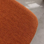 Sgabelli da bar Porth Fabric Kitchen 28,25, arancioni, set da 2