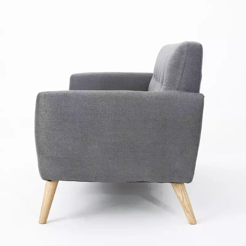 Divano GDFStudio Sheena Mid-Century Modern a 2 posti, imbottito e capitonné, 67,25 pollici