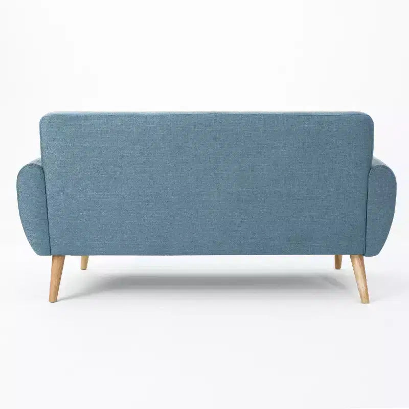 Divano GDFStudio Sheena Mid-Century Modern a 2 posti, imbottito e capitonné, 67,25 pollici