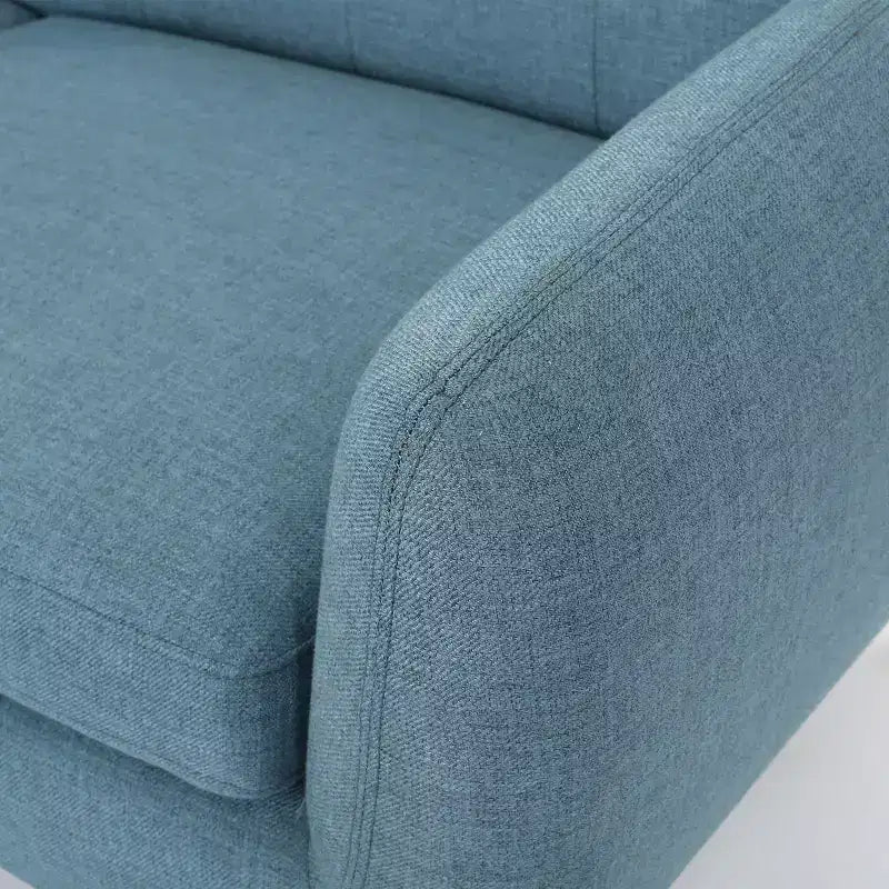 Divano GDFStudio Sheena Mid-Century Modern a 2 posti, imbottito e capitonné, 67,25 pollici