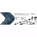 StarTech.com Rack per apparecchiature a parete a telaio aperto 8U - Profondità 30 cm - RK812WALLO