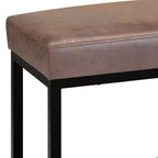 Panca Pouf Rettangolare Contemporanea Kerwood, 44 pollici di Larghezza