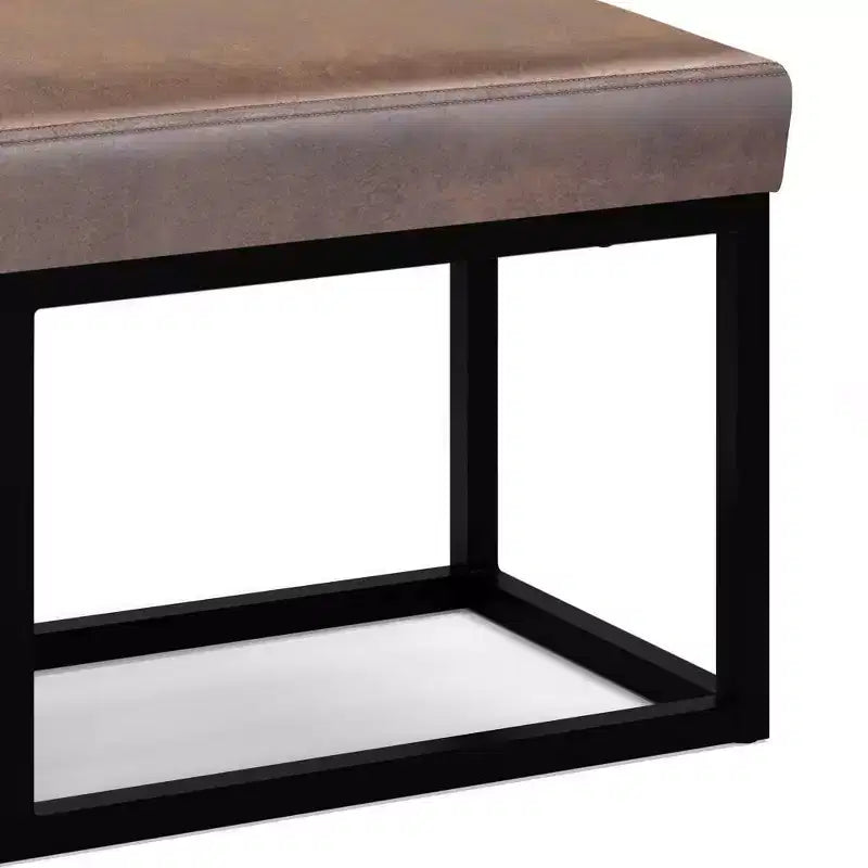 Panca Pouf Rettangolare Contemporanea Kerwood, 44 pollici di Larghezza